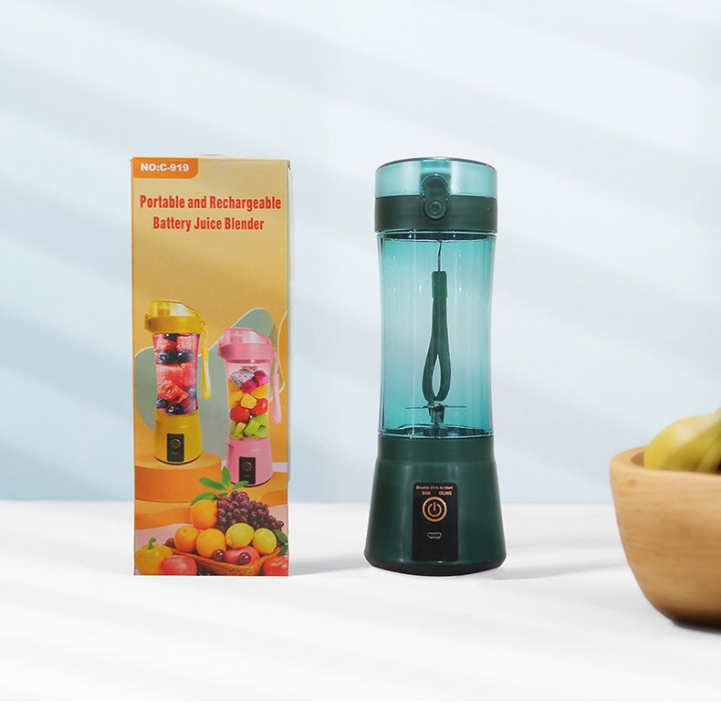Draagbare elektrische fruitpers, draadloos, USB-oplaadbaar, mini-mixer, multifunctionele zomerse smoothieblender, keukenbenodigdheden