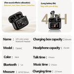 AWEI LED-touchscreen Bluetooth-headset met actieve ruisonderdrukking