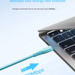 AWEI USB-A Naar Lightning Snellaadkabel 1m