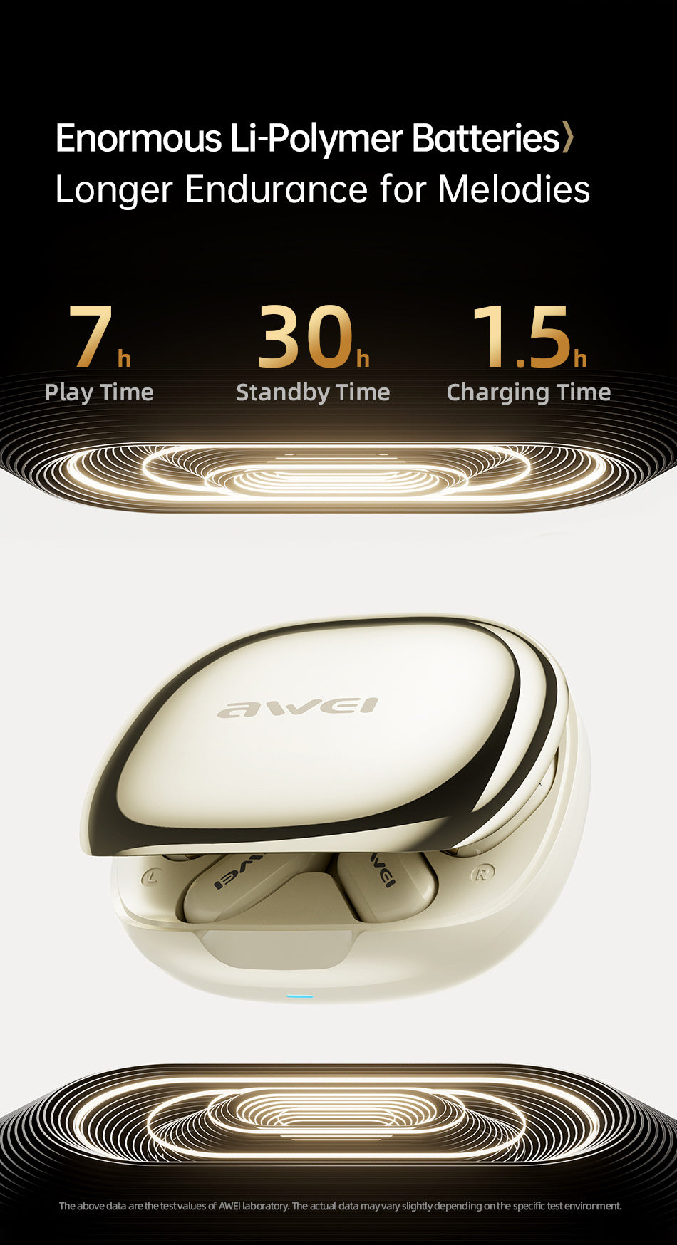 AWEI Open Motion Bluetooth-hoofdtelefoon