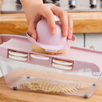 7 In 1 Voedsel Groentesnijder Voor Fruit, Mes, Snijmachine, Mes, Chopper, Mandoline, Snijmachine, Fruitsnijder