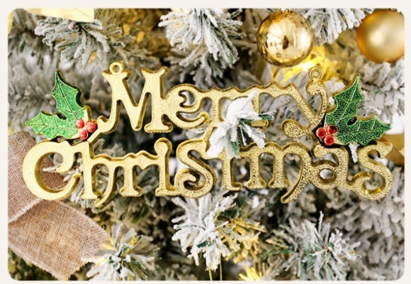 Besneeuwde kerstboom met timer en 27 ornamenten - tafeldecoratie met 80 takken