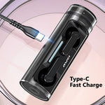 AWEI Vier-microfoon ENC-oproep droogreducerende Bluetooth-headset