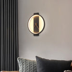 Nordic Wandlamp Slaapkamer Bedlampje Klok Instellamp