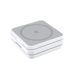 Magnetische zuignap, draadloos opladen en opvouwbare telefoonhouder