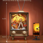 Robotime Rolife Sunset Carnival Muziekdoos met Lichtjes Voor Kinderen Volwassenen Huisdecoratie Luxe Design 3D Houten Puzzel Speelgoed