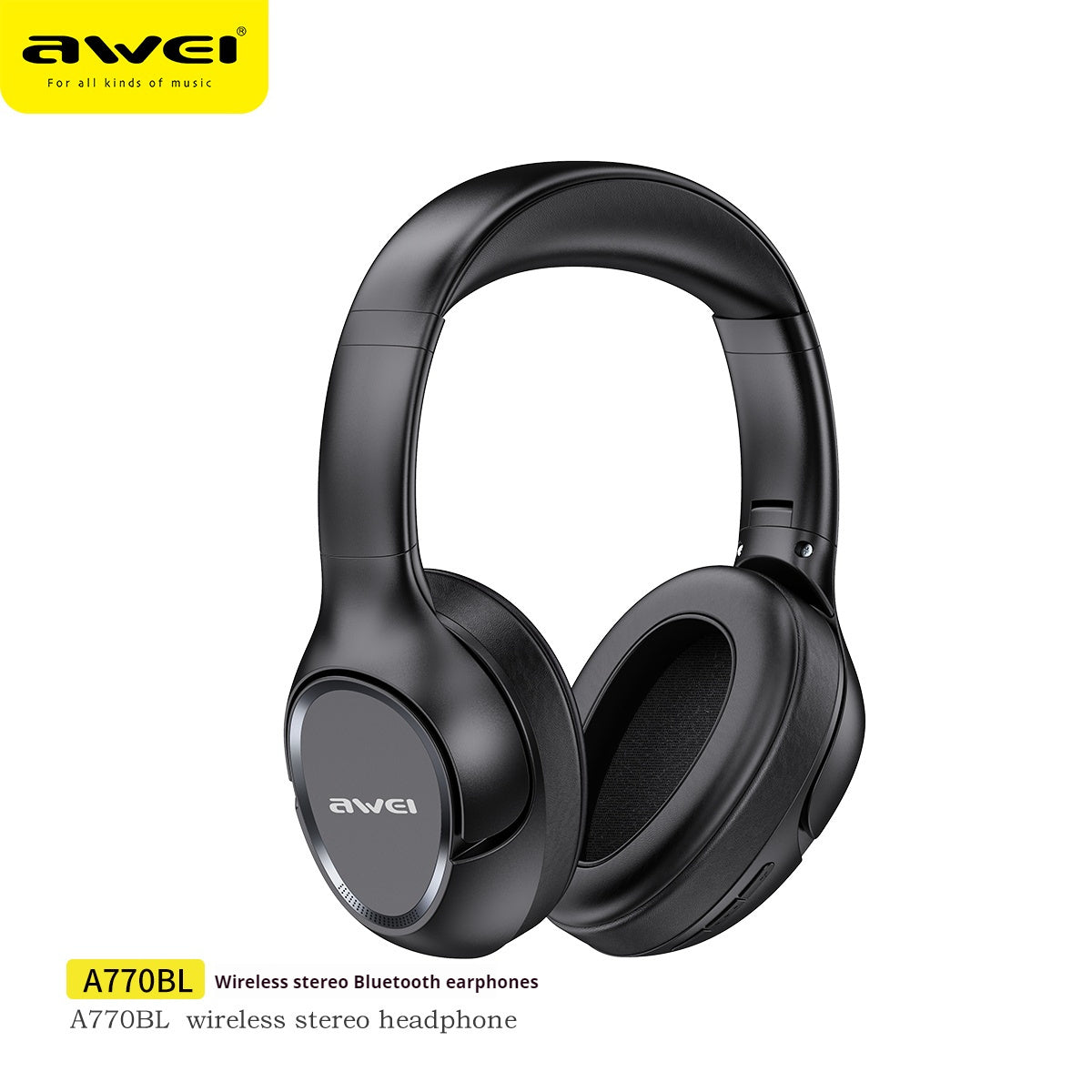 AWEI draadloze stereo Bluetooth-headset