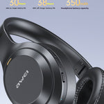 AWEI ANC ENC Hybrid Feed Actieve Droogte-Reducerende Bluetooth Headset Voor Het Dragen