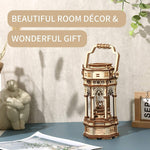 Robotime Rokr 3D Houten Puzzels DIY Muziekdoos Bouwpakket Mechanische Modellen Om Te Bouwen - Victoriaanse Lantaarn