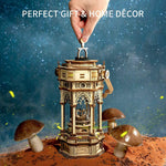 Robotime Rokr 3D Houten Puzzels DIY Muziekdoos Bouwpakket Mechanische Modellen Om Te Bouwen - Victoriaanse Lantaarn