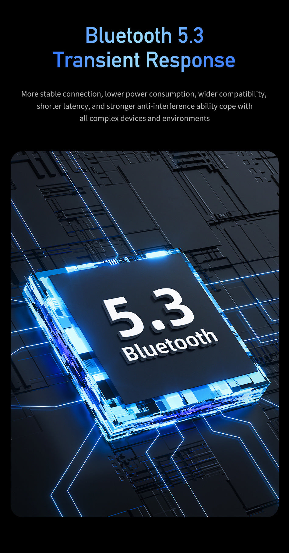 AWEI ANC Bluetooth-headset met actieve ruisonderdrukking