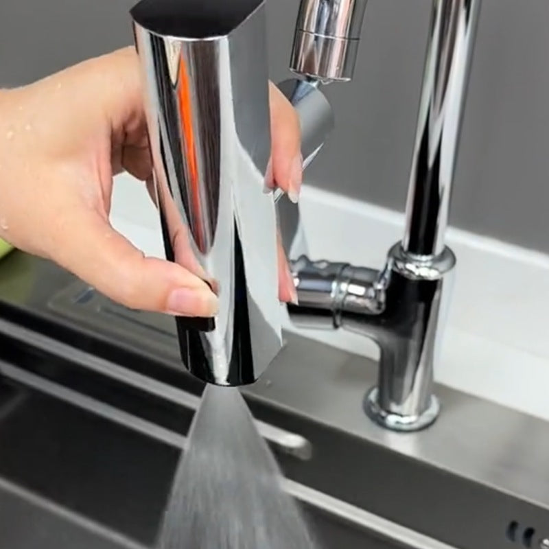 Keukenkraan Waterval Uitlaat Spatwaterdicht Universele Roterende Bubbler Multifunctionele Watersproeier Verlengstuk Keukengadgets
