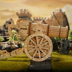 Robotime ROKR Siege Heavy Ballista 3D Houten Puzzel Oorlogsspel Assemblage Speelgoed Cadeaus voor Kinderen Jongens Kinderen KW401 Dropshipping