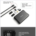 Multifunctionele reisoverlevingskaart alles-in-één datakabel