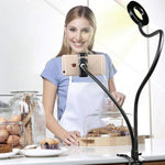 Anker mobiele telefoon frame vullicht mobiele telefoon live ondersteuningsnetwerk rode live anker vullichtbeugel