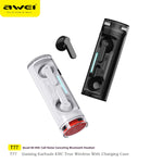 AWEI Vier-microfoon ENC-oproep droogreducerende Bluetooth-headset