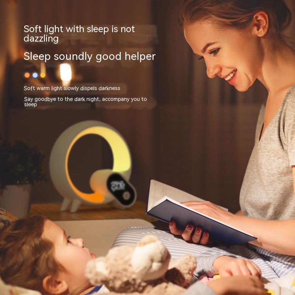 Q Light analoge zonsopgang digitale display wekker Bluetooth audio intelligent wake-up Q kleurrijk sfeerlicht