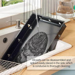 Draagbare houtskoolverwarmingsapparatuur voor buiten, compact ontwerp van roestvrij staal voor gebruik op de camping of picknick