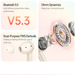AWEI ENC In-ear Semi-in-ear Noise Cancelling Bluetooth-hoofdtelefoon