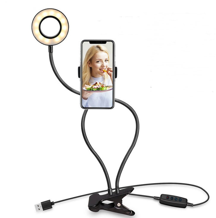 Anker mobiele telefoon frame vullicht mobiele telefoon live ondersteuningsnetwerk rode live anker vullichtbeugel