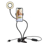 Anker mobiele telefoon frame vullicht mobiele telefoon live ondersteuningsnetwerk rode live anker vullichtbeugel