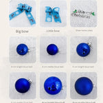 Kerstboom met gloeiende warmwitte lampjes, met sneeuw bedekte, volledig verlichte kerstboom met 820 takpunten en opvouwbare standaard, meerblauw verloop