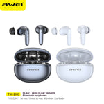 AWEI ENC In-ear Semi-in-ear Noise Cancelling Bluetooth-hoofdtelefoon