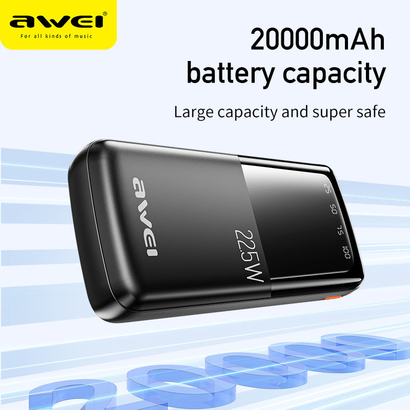 AWEI 22.5W Snellaad-Powerbank