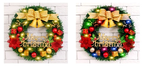 Kerstbalkrans Deur Muurhanger Ornament Feest Kerstmis Nieuwjaar Decoratie