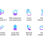 AWEI True Wireless Bluetooth-oplaadpod-hoofdtelefoon