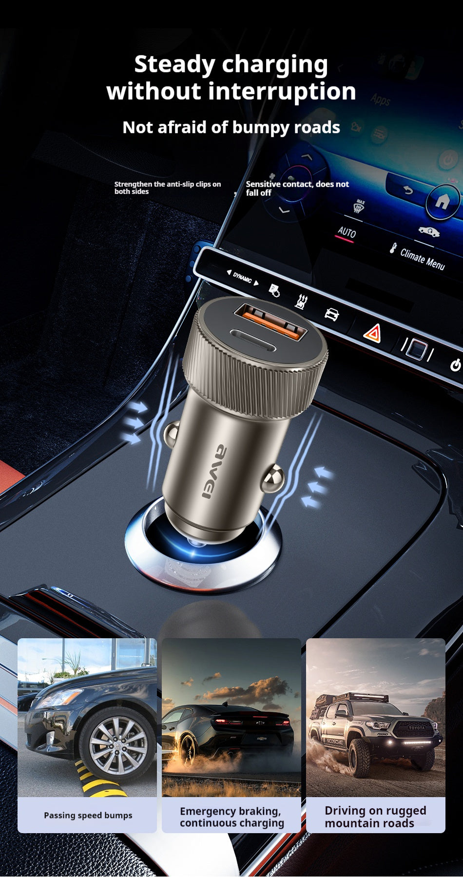 AWEI PD Snellaadautolader 33W