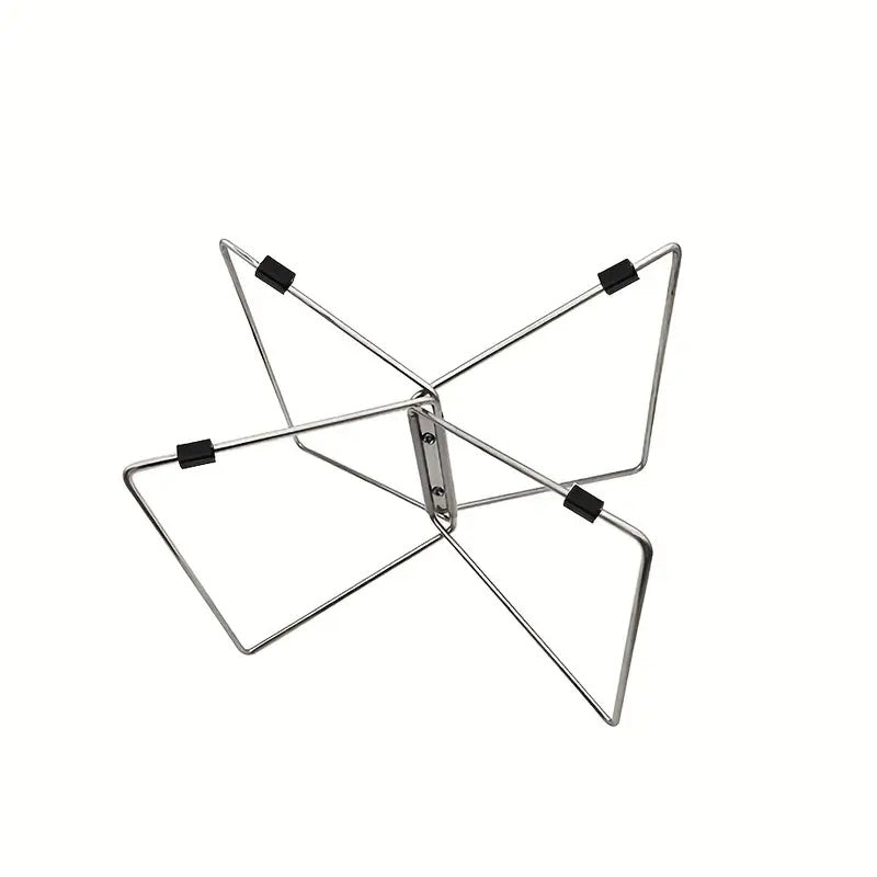 1 stuk draagbare, opvouwbare bagagedrager van roestvrij staal - snel op te zetten, vochtbestendig bagagerek voor buiten met geïsoleerde opbergbasis