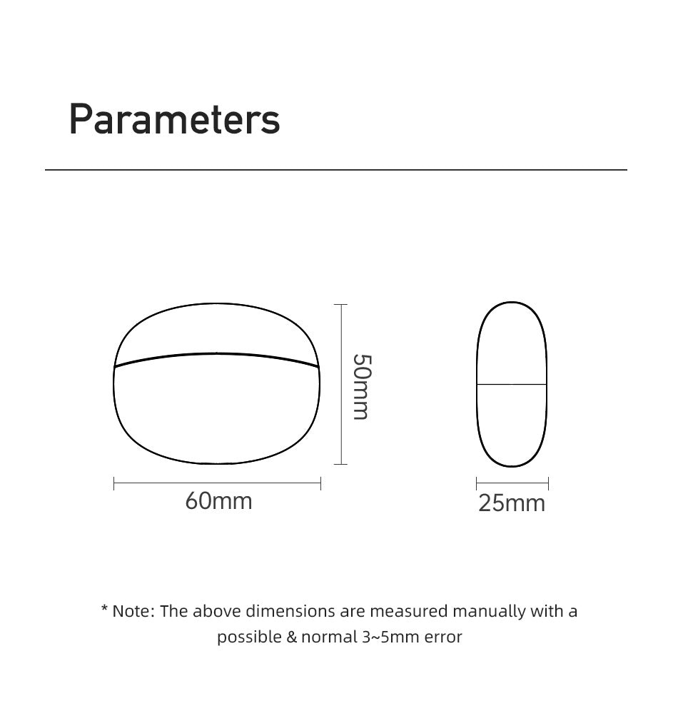 AWEI ENC In-ear Semi-in-ear Noise Cancelling Bluetooth-hoofdtelefoon