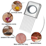 Uiensnijder Groentegereedschap Tomatensnijder Roestvrijstalen Keukengadget