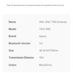 AWEI6 MI ANC ENCA RUISONDERDRUKKING BLUETOOTH HEADSET