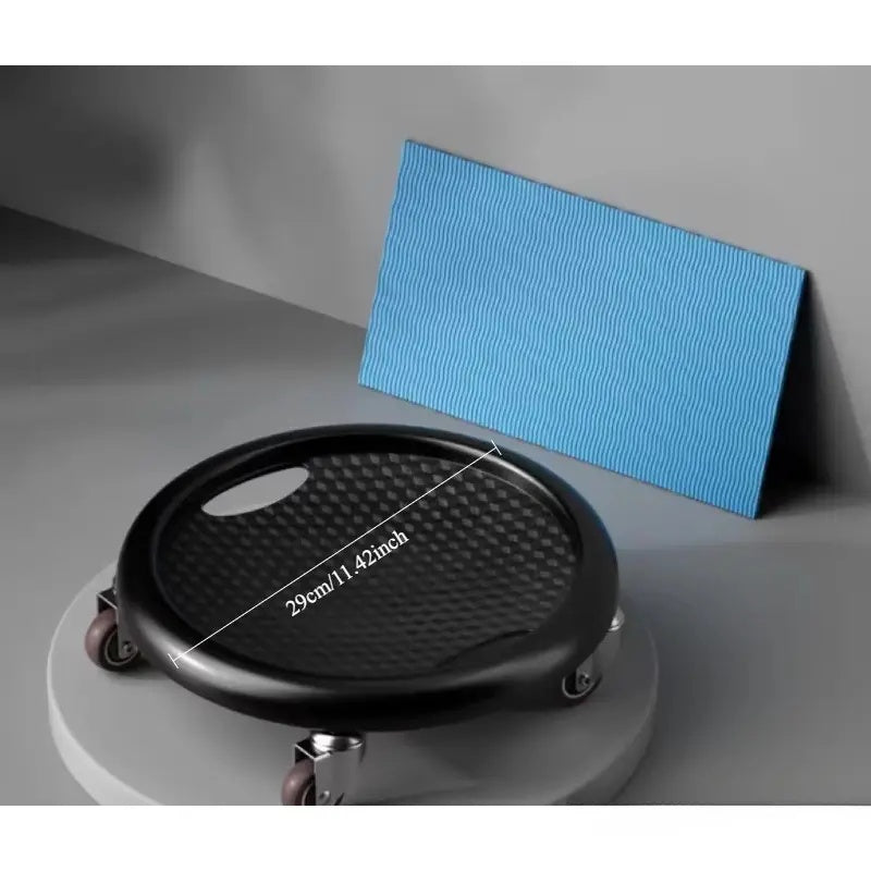 1 stuk Premium Core Strength Abdominal Roller - 4-wielige glijdende schijf, duurzaam PVC, ideaal voor thuisfitness