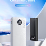 AWEI Ingebouwde bedrade intelligente powerbank met meerdere uitgangen