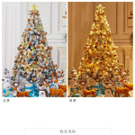 Kerstboom Volledige kerstboom Perfect voor binnen en buiten Vakantiedecoratie Pakket met massief metalen poten Geel,