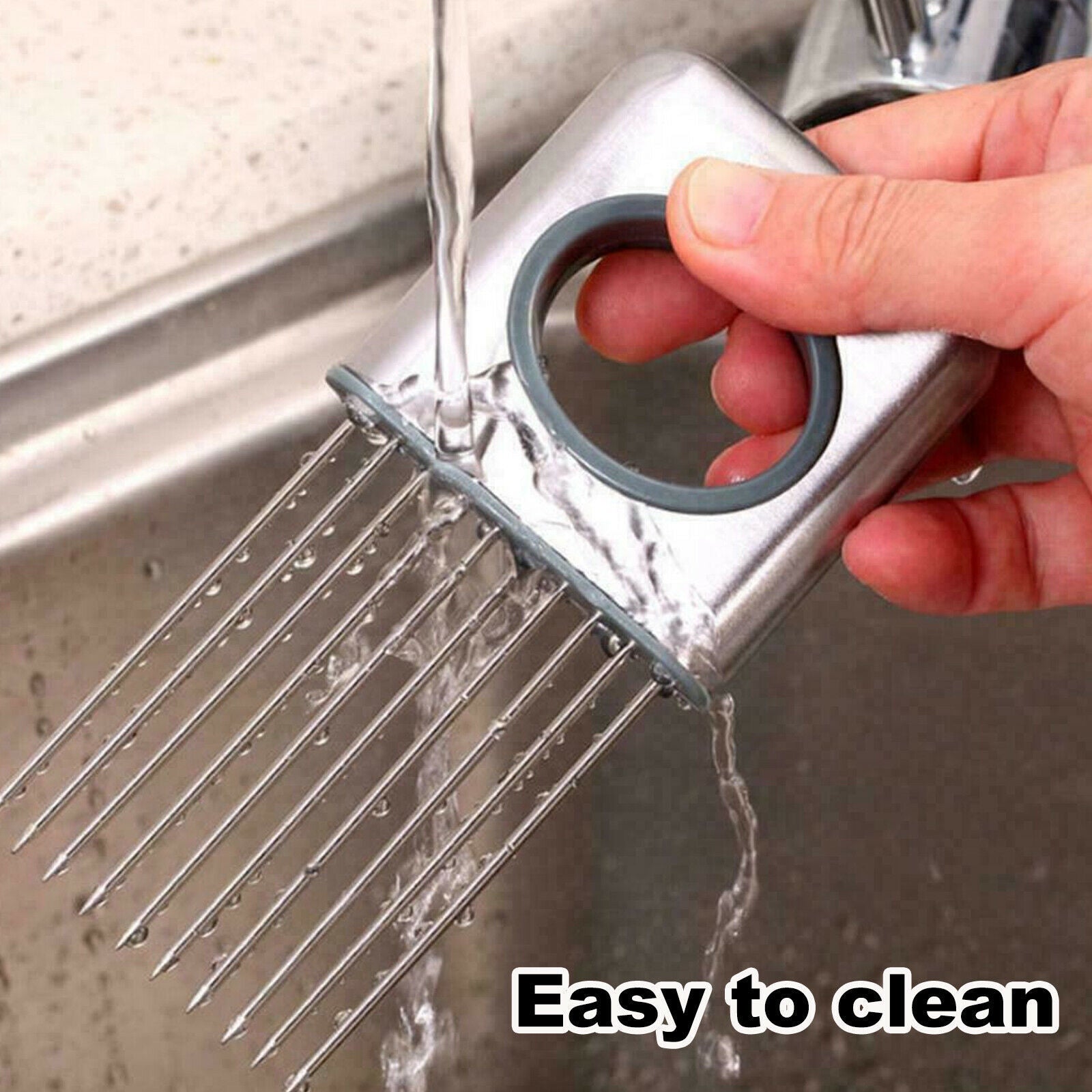 Uiensnijder Groentegereedschap Tomatensnijder Roestvrijstalen Keukengadget