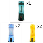Draagbare elektrische fruitpers, draadloos, USB-oplaadbaar, mini-mixer, multifunctionele zomerse smoothieblender, keukenbenodigdheden