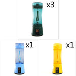 Draagbare elektrische fruitpers, draadloos, USB-oplaadbaar, mini-mixer, multifunctionele zomerse smoothieblender, keukenbenodigdheden