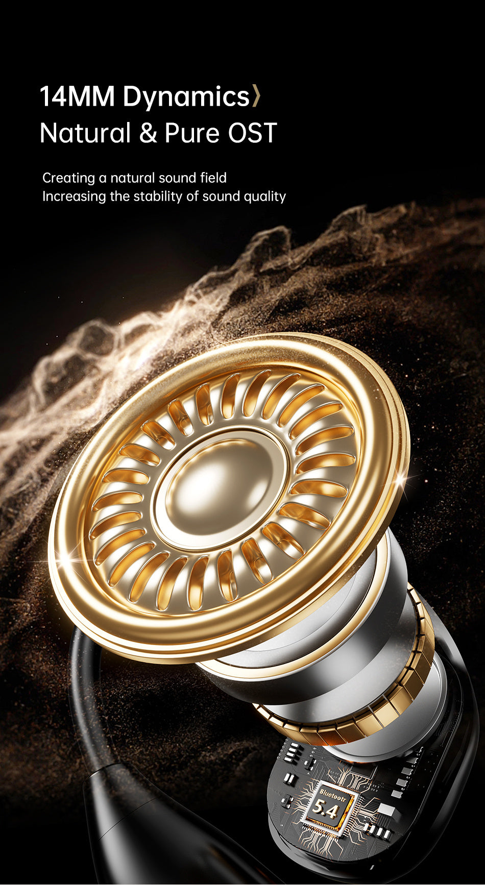 AWEI Open Motion Bluetooth-hoofdtelefoon