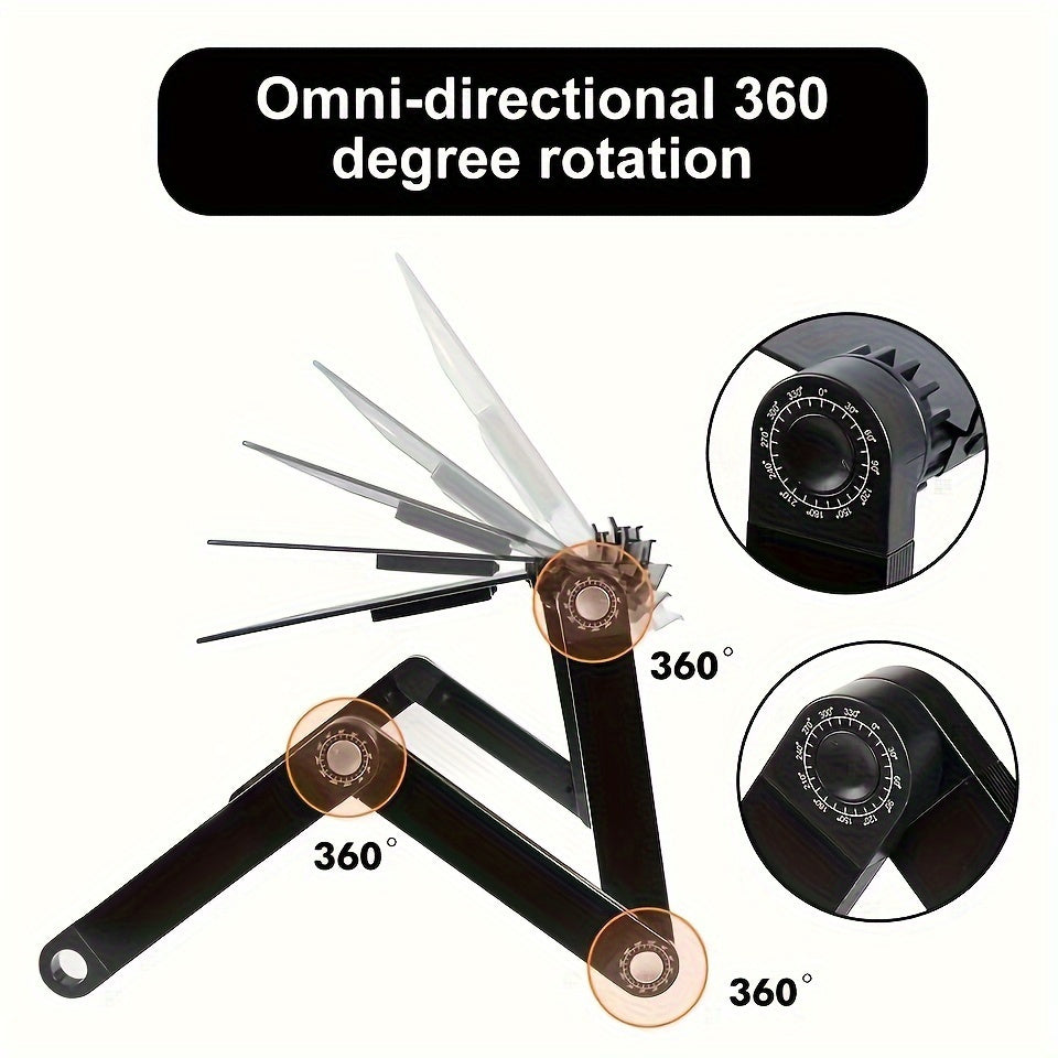 360 graden verstelbare computertafel: ultieme flexibiliteit voor uw werkplek. Leverbaar in alle Europese landen. Neem contact op met onze klantenservice.