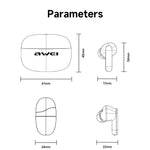 AWEI True Wireless Sport Bluetooth-oortelefoons
