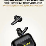 AWEI LED-touchscreen Bluetooth-headset met actieve ruisonderdrukking