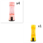 Draagbare elektrische fruitpers, draadloos, USB-oplaadbaar, mini-mixer, multifunctionele zomerse smoothieblender, keukenbenodigdheden