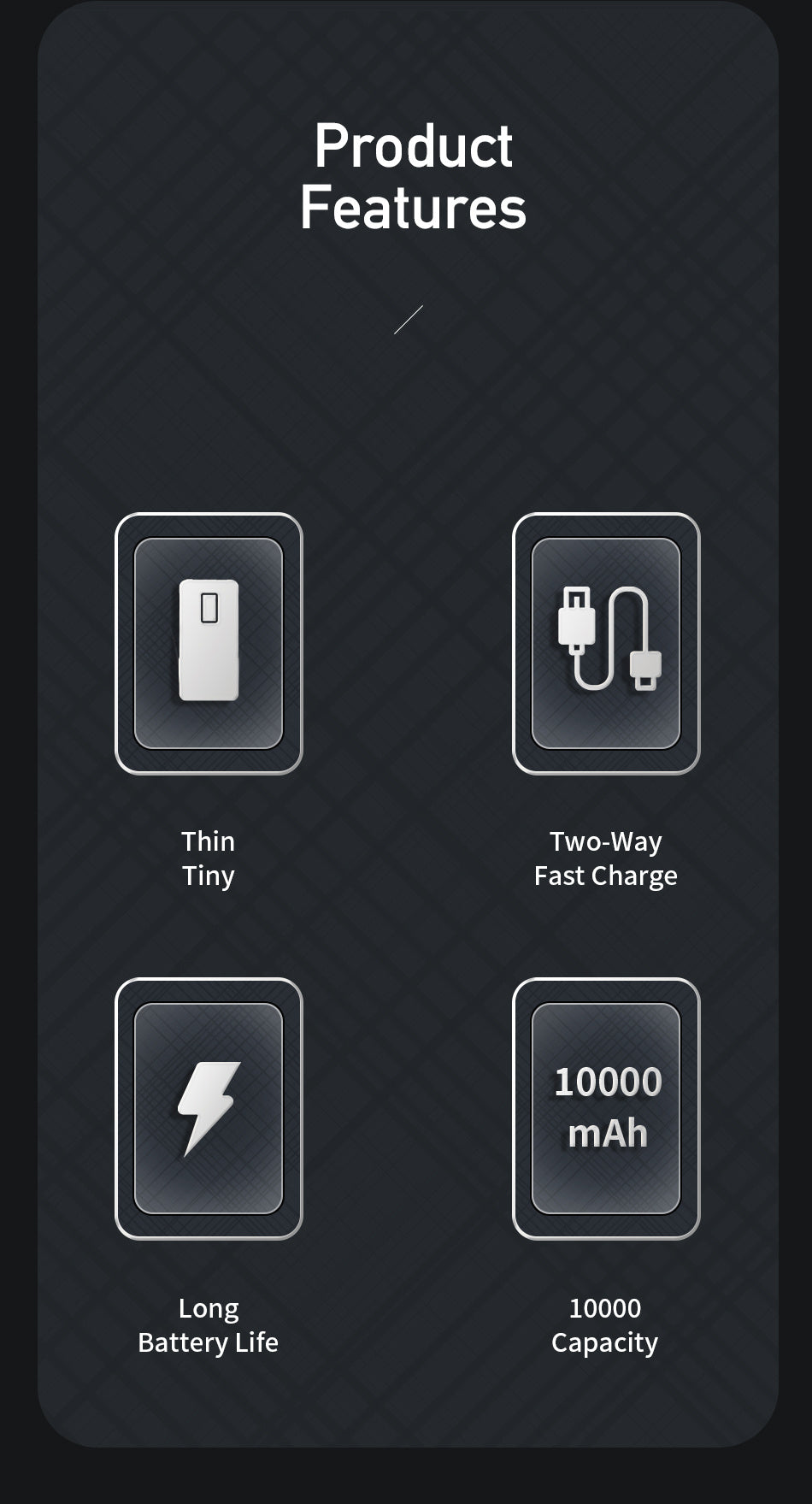 AWEI USB Polymeer Powerbank P5K