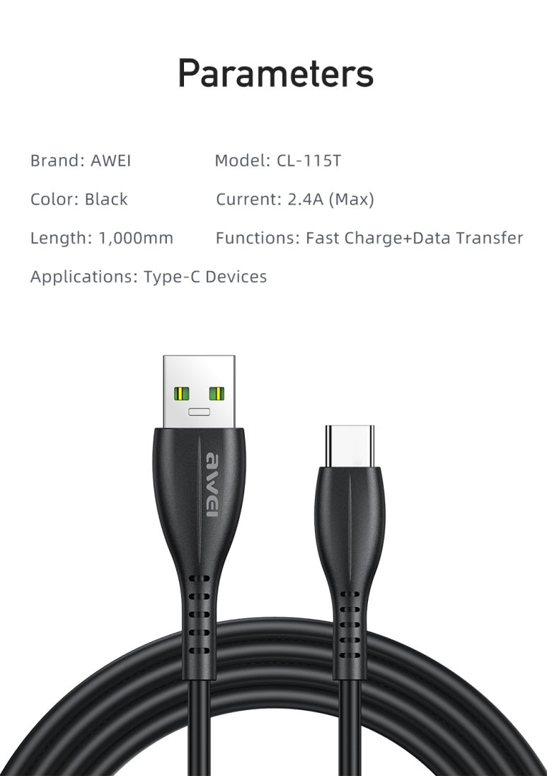 AWEI TYPE-C-Kabel