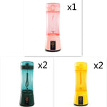 Draagbare elektrische fruitpers, draadloos, USB-oplaadbaar, mini-mixer, multifunctionele zomerse smoothieblender, keukenbenodigdheden