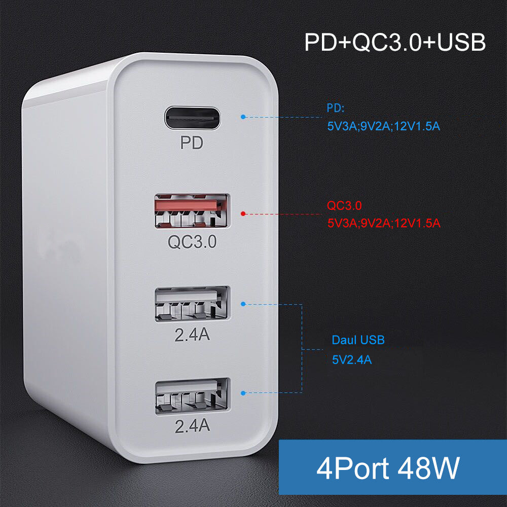 Snellader Mobiele Telefoonlader Oplaadkop